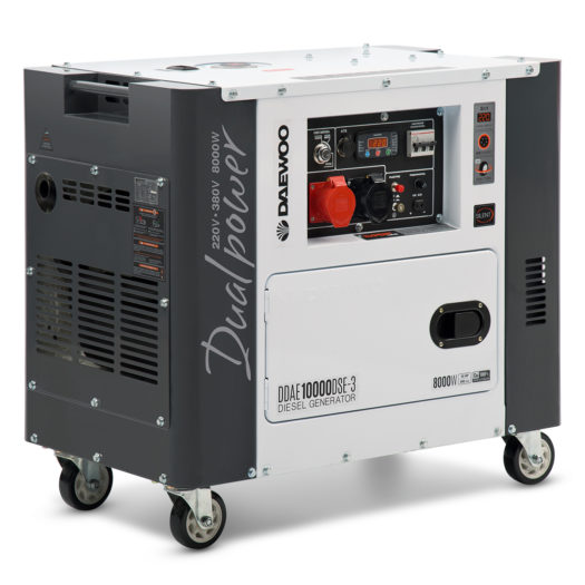 Agregat prądotwórczy diesel DAEWOO DDAE 10000DSE-3 (dual 380 V / 230 V)